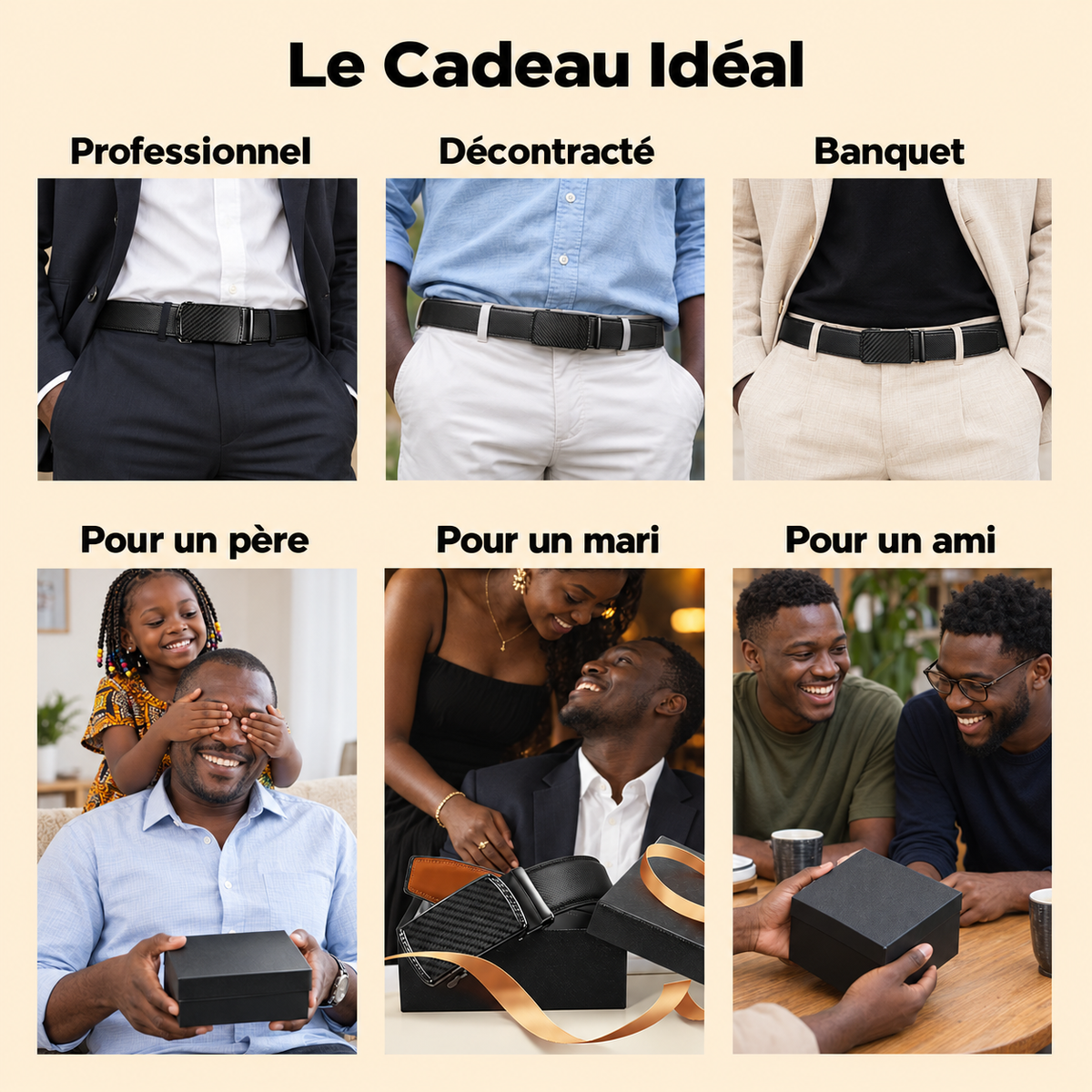 Ceinture à Crémaillère Automatique