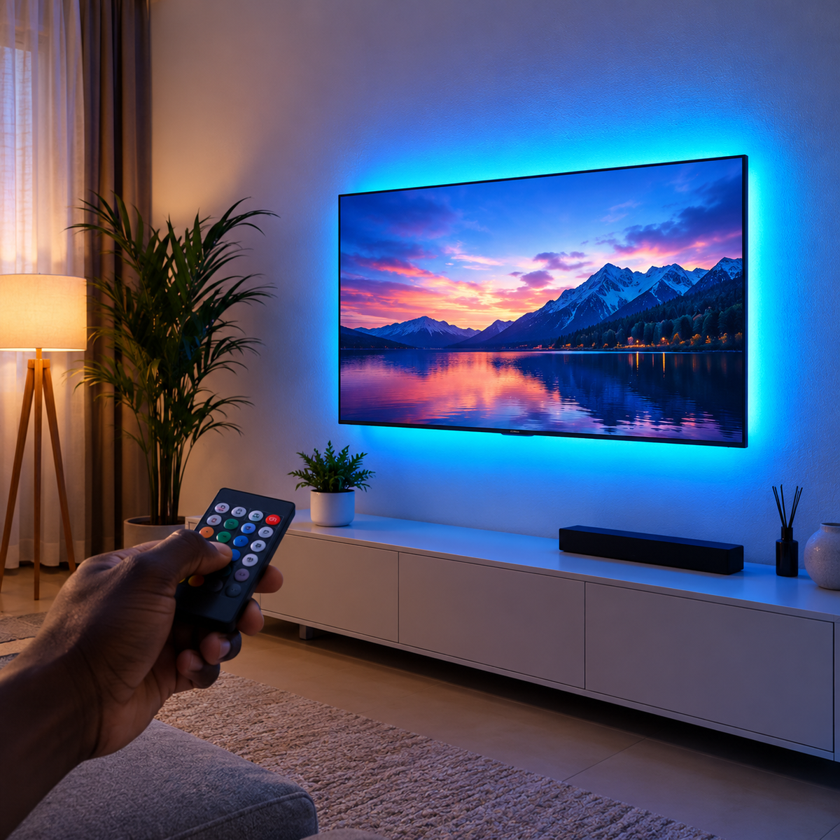 Bande LED Multicolore USB pour Télévision