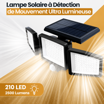 Lampe solaire à détection