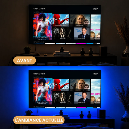 Bande LED Multicolore USB pour Télévision