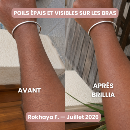 Rasoir Brillia® 2-en-1 Tondeuse & Rasoir Étanche pour Bikini, Jambes & Corps.