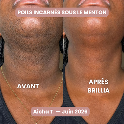Rasoir Brillia® 2-en-1 Tondeuse & Rasoir Étanche pour Bikini, Jambes & Corps.